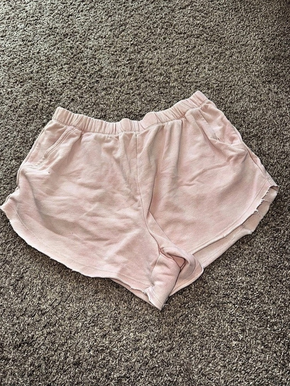 Aerie Lounge Dolphin Hem Shorts - Small, Light Pink